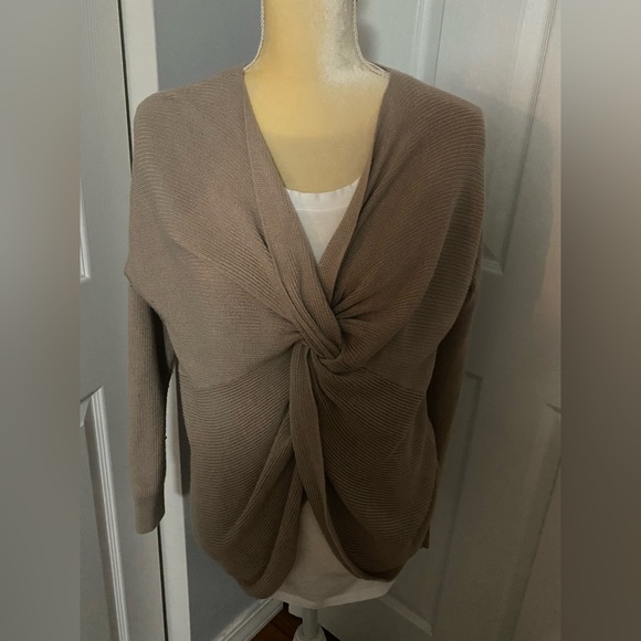 Laurie Felt Sweater in a cocoa color. - Picture 3 of 3